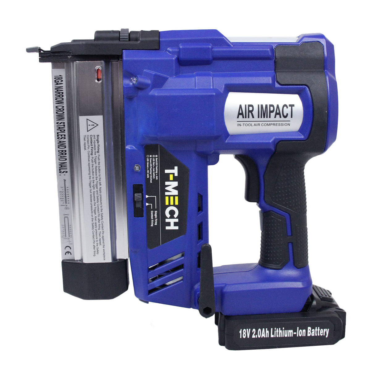 T-Mech Nail & Staple Gun with Additional Battery - Like New