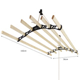 Clothing Airer Ceiling Pulley - Black - 1.5m - Used - Very Good