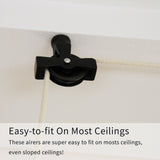 Clothing Airer Ceiling Pulley - Black - 1.5m - Used - Good