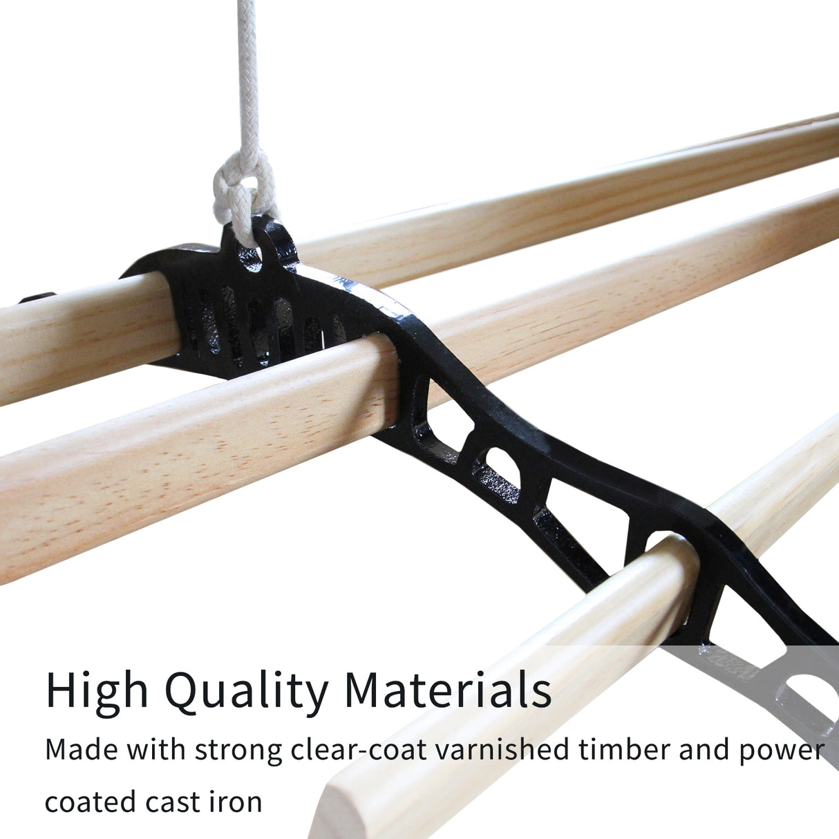 Clothing Airer Ceiling Pulley - Black - 1.5m - Used - Good