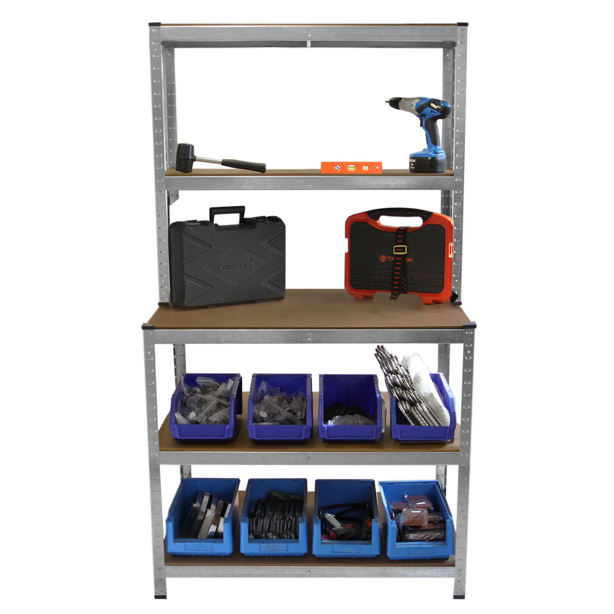Monster Racking Galwix Workbench Shelving Unit - Like New