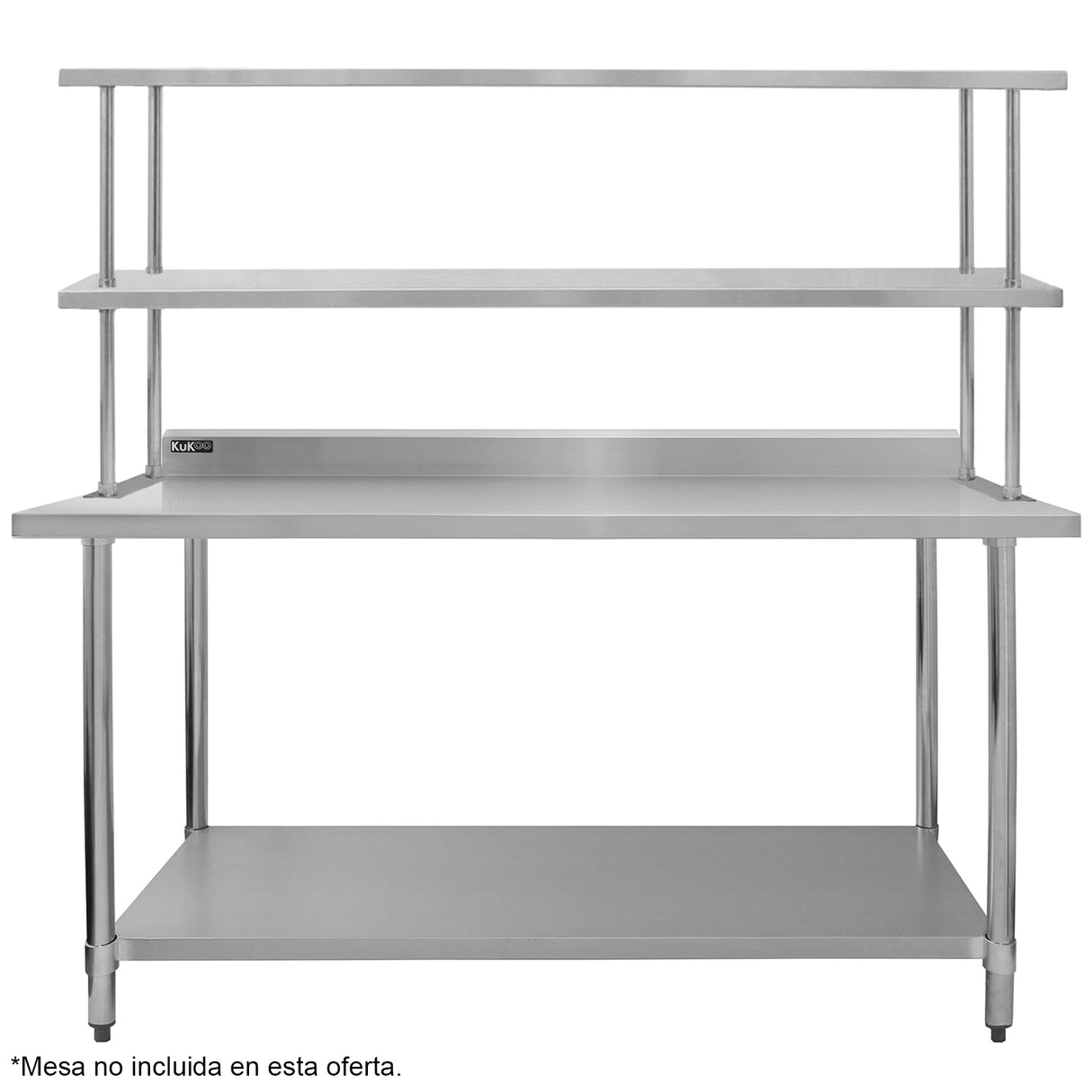 Kukoo Double Tier Steel Over-shelf 1800mm - Like New