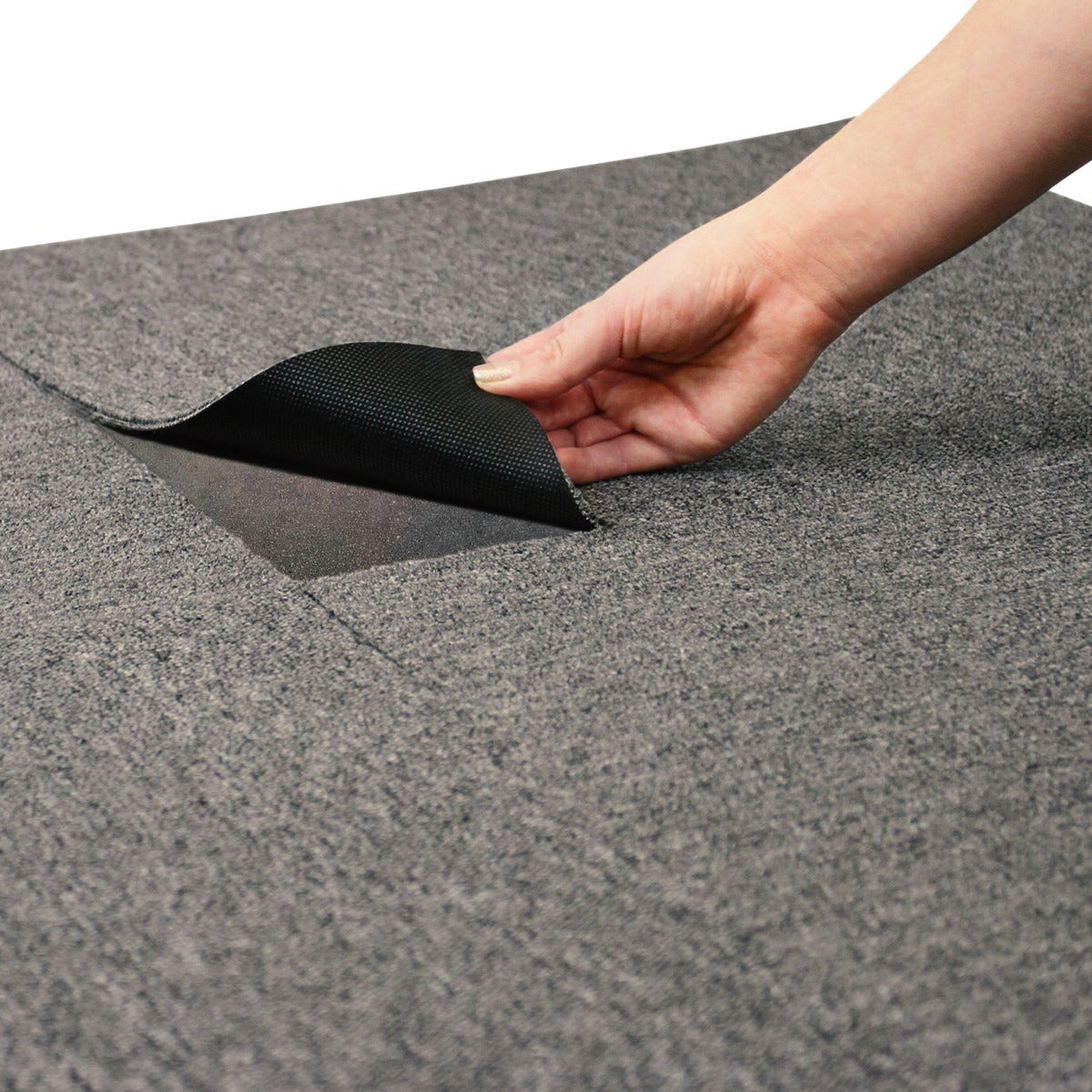 20 x Carpet Tiles 5m2 / Anthracite - Used - Very Good