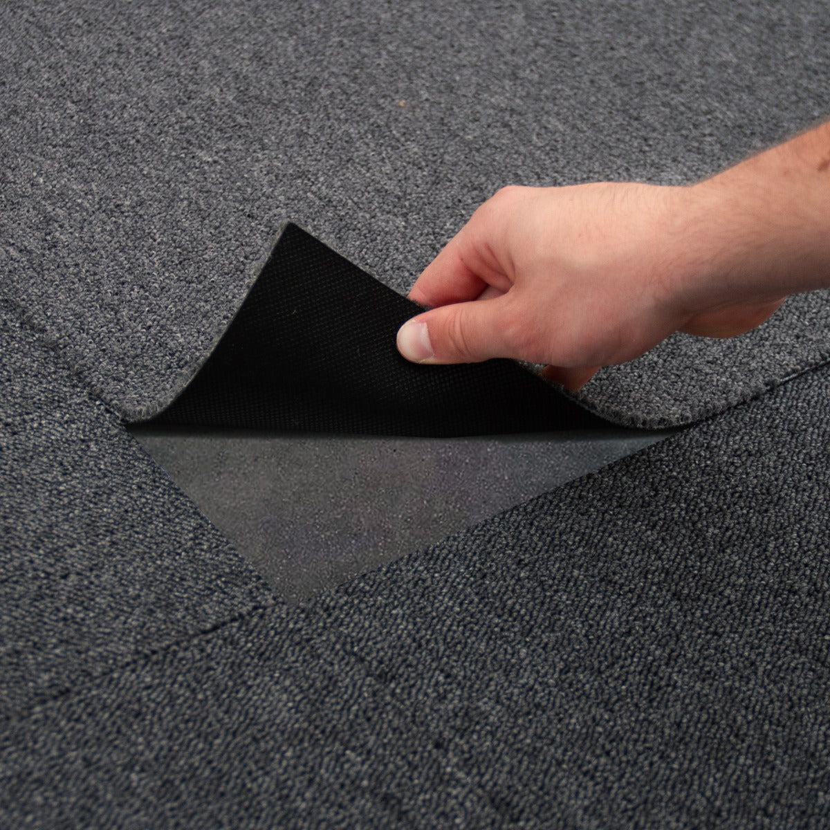 20 x Carpet Tiles 5m2 / Charcoal Black - Like New