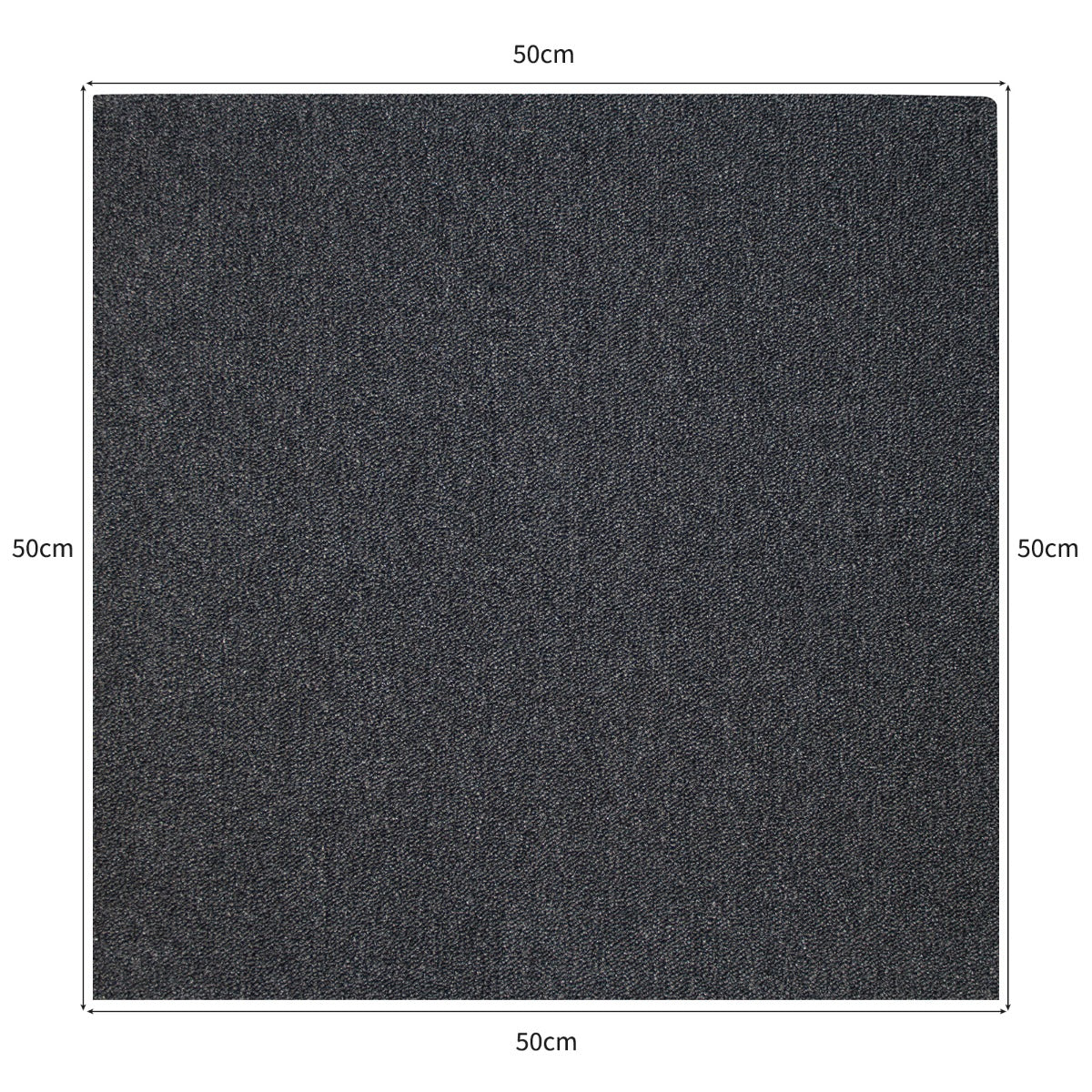 20 x Carpet Tiles 5m2 / Charcoal Black - Like New