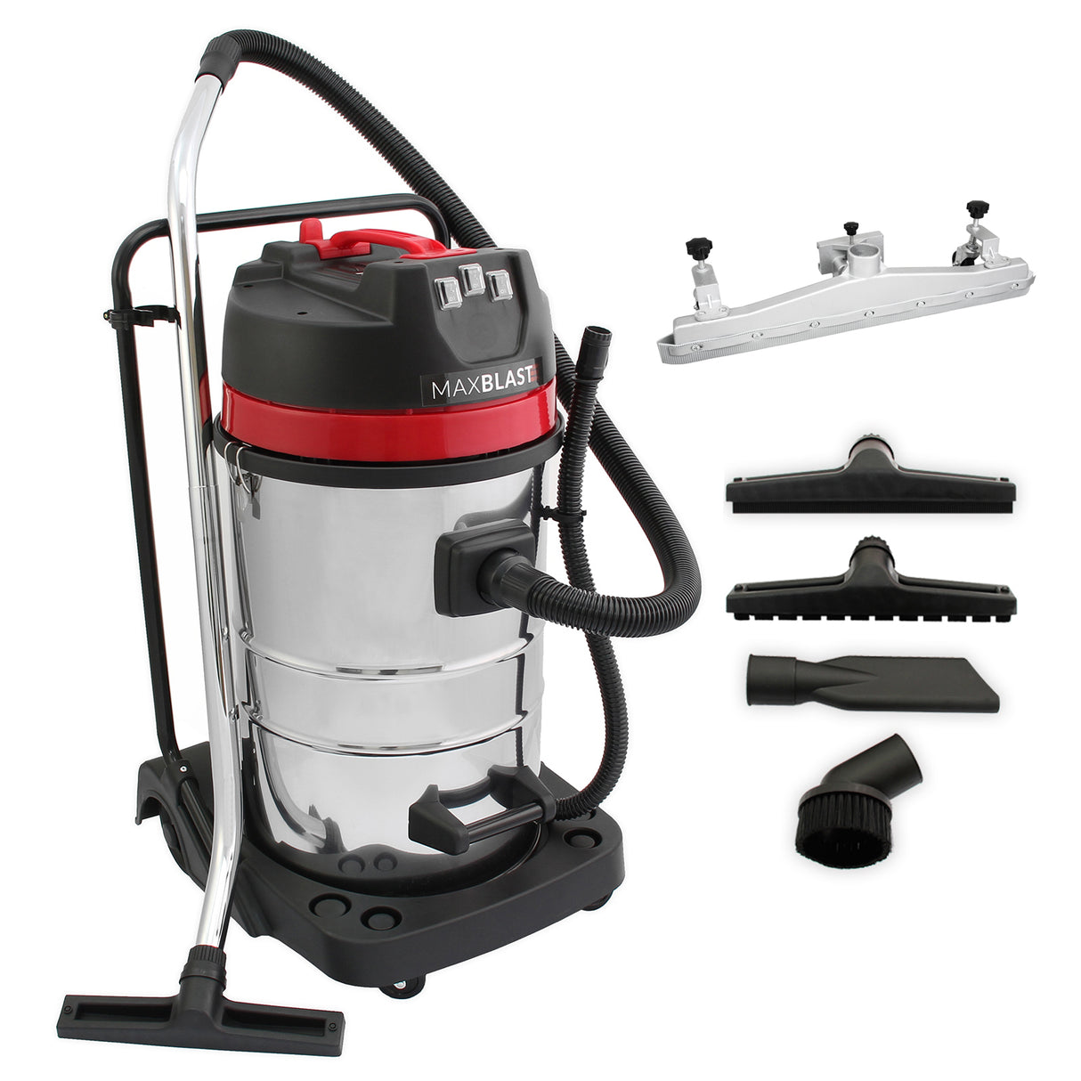 MAXBLAST 80L Industrial Vacuum with Floor Nozzle Attachment - Used - Acceptable
