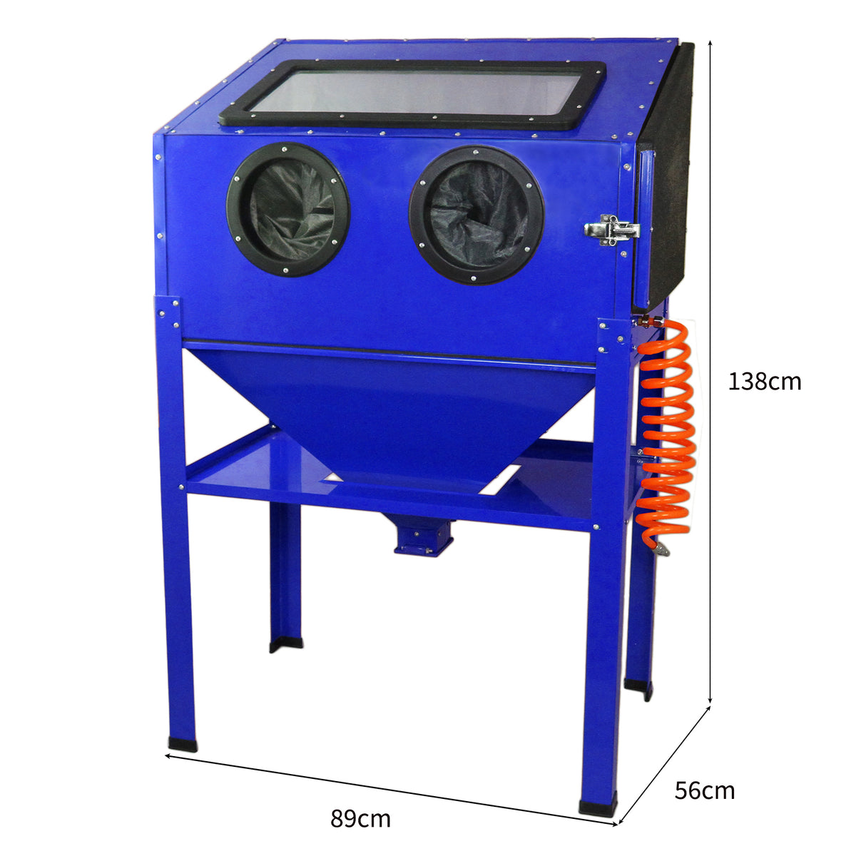 MAXBLAST Sandblasting Cabinet 220L - Used - Acceptable