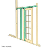 Hideaway Single Pocket Door Kit - Used - Good
