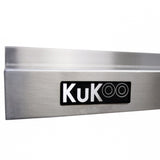 6ft Stainless Steel Catering Bench, Stainless Steel Sink - Left Hand Drainer & 2 x Wall Mounted Shelves - Used - Acceptable