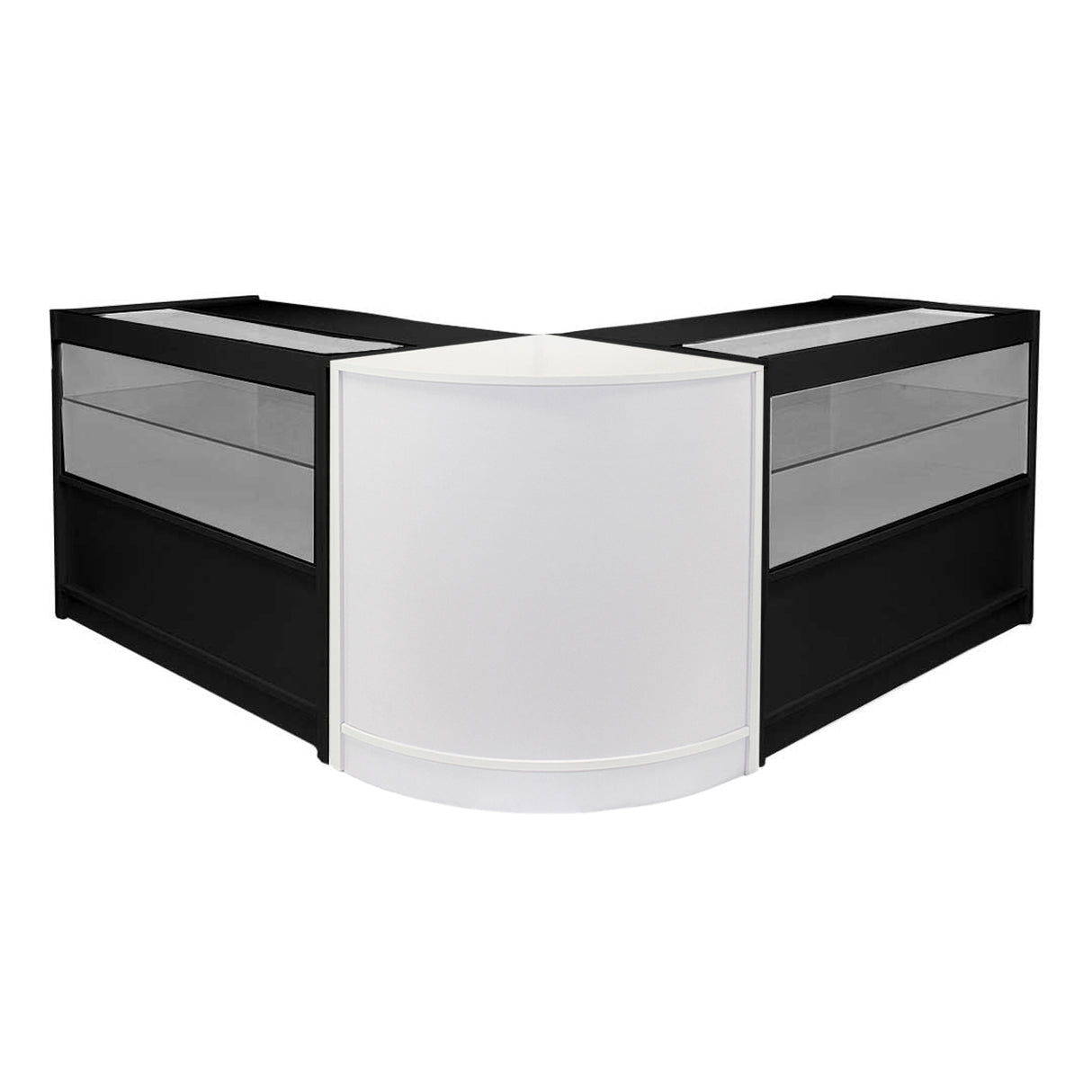 Emperor C1200 C1200 CM60 Black and White Retail Shop Counters - Used - Good