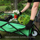 Foldable Garden Cart Green - Used - Good