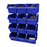 T-RAX Blue 90cm with 12 x Storage Quick Pick Bins - Used - Acceptable