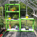 2 x Greenhouse Water-Resistant Racking - Used - Good