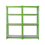 Greenhouse 6ft x 10ft (Green) & Racking - Like New