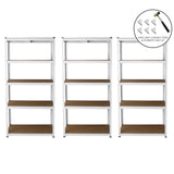3 x E-Rax White Racking - Used - Good