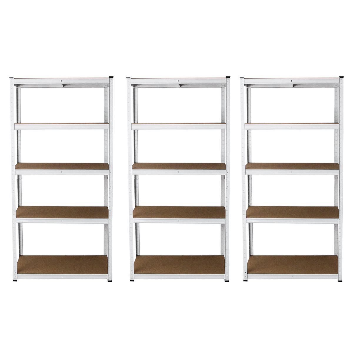 3 x E-Rax White Racking - Used - Acceptable