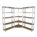 Galwix 90cm Racking Bundle: Corner Shelving and 2 Garage Racking Bays - Used - Very Good