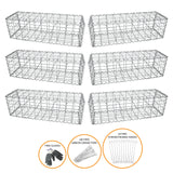 Gabion Baskets 100 x 30 x 30cm / 6 Pack - Like New