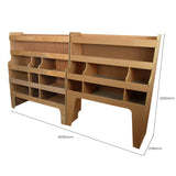Ford Transit Custom SWB & LWB Offside Plywood Van Racking - Used - Very Good