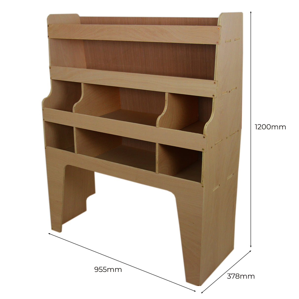 Ford Transit Custom SWB & LWB Offside Plywood Van Racking - Like New