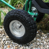 Heavy-Duty Mobile Garden Seat - Used - Good