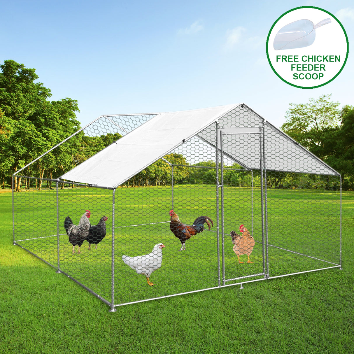 Chicken Run 3m x 4m x 2m - Used - Good