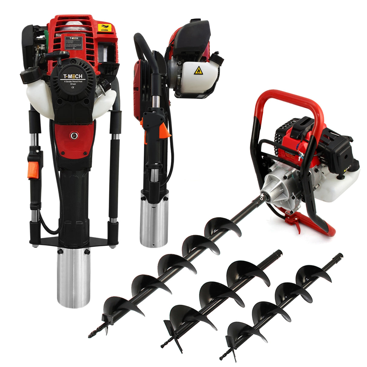 Earth Auger and 4 Stroke Post Driver - Used - Very Good