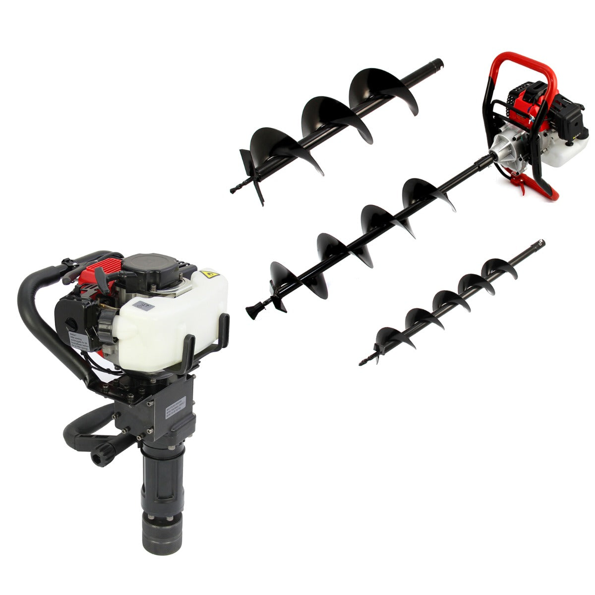T-Mech Earth Auger & 2-Stroke Post Driver - Used - Acceptable