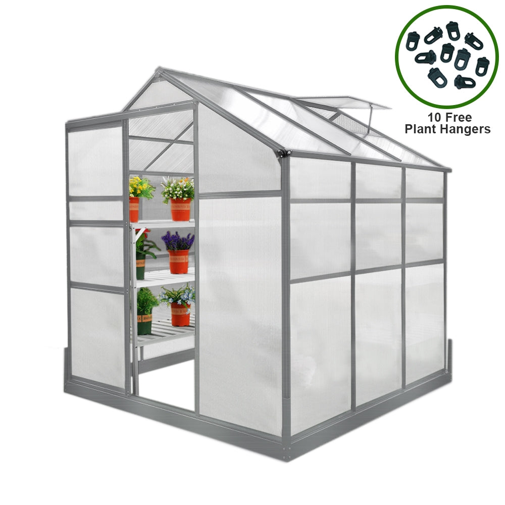 Greenhouse 6ft x 6ft With Base - Like New