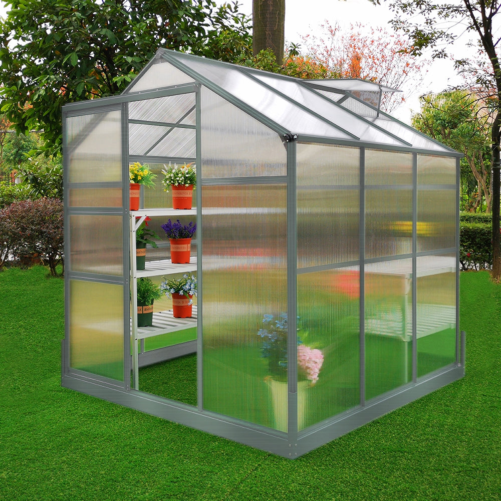 Greenhouse 6ft x 6ft With Base - Like New