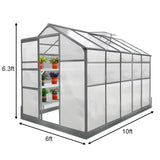 Greenhouse 6ft x 10ft With Base - Used - Acceptable