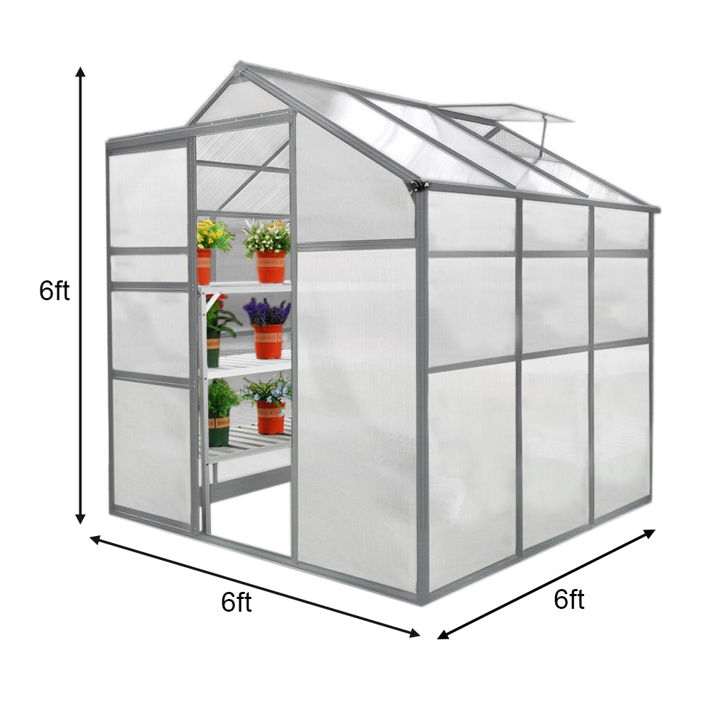 Greenhouse 6ft x 6ft - Used - Very Good