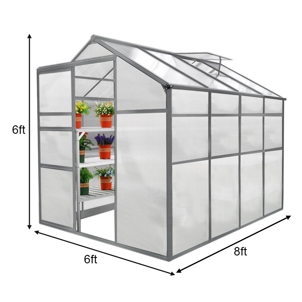 Greenhouse 6ft x 8ft - Used - Very Good