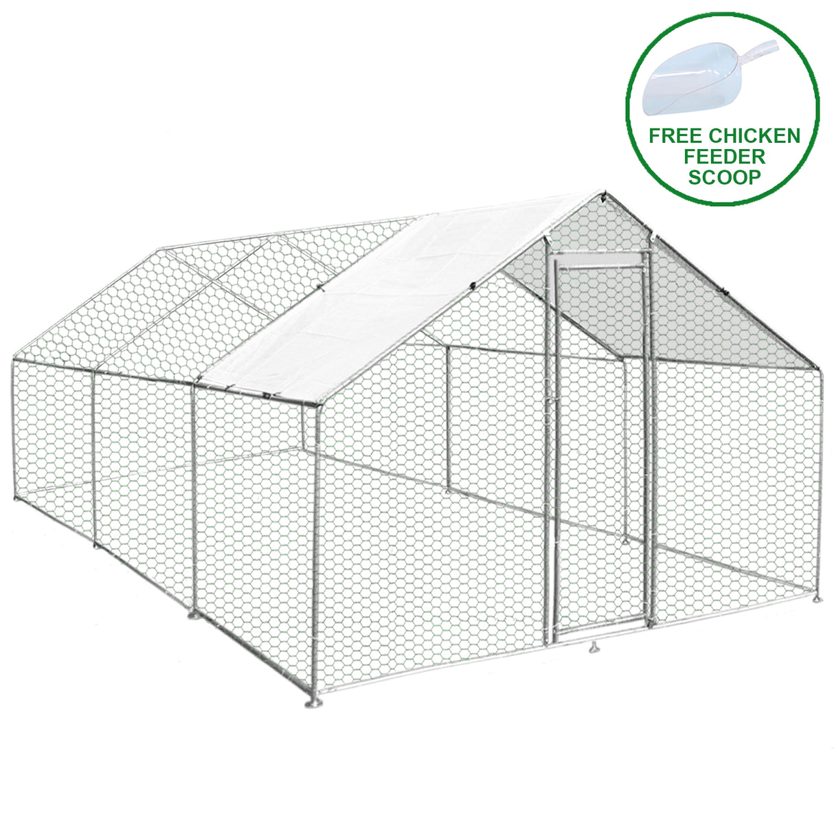 Chicken Run 4m x 6m x 2m - Like New