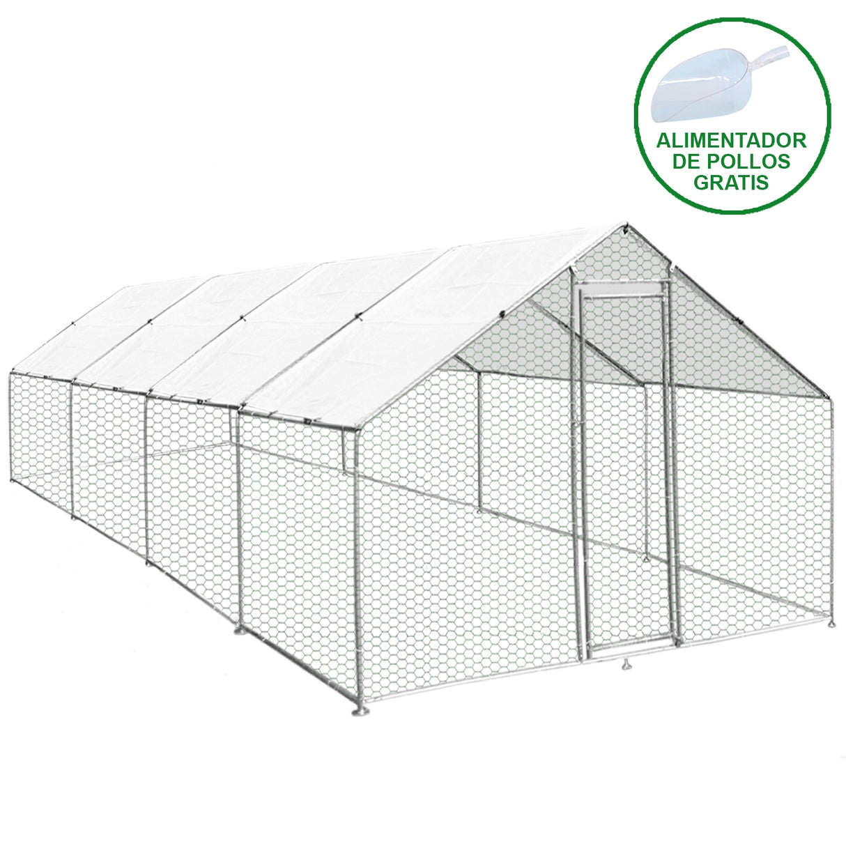 Chicken Run 4m x 8m x 2m - Used - Acceptable
