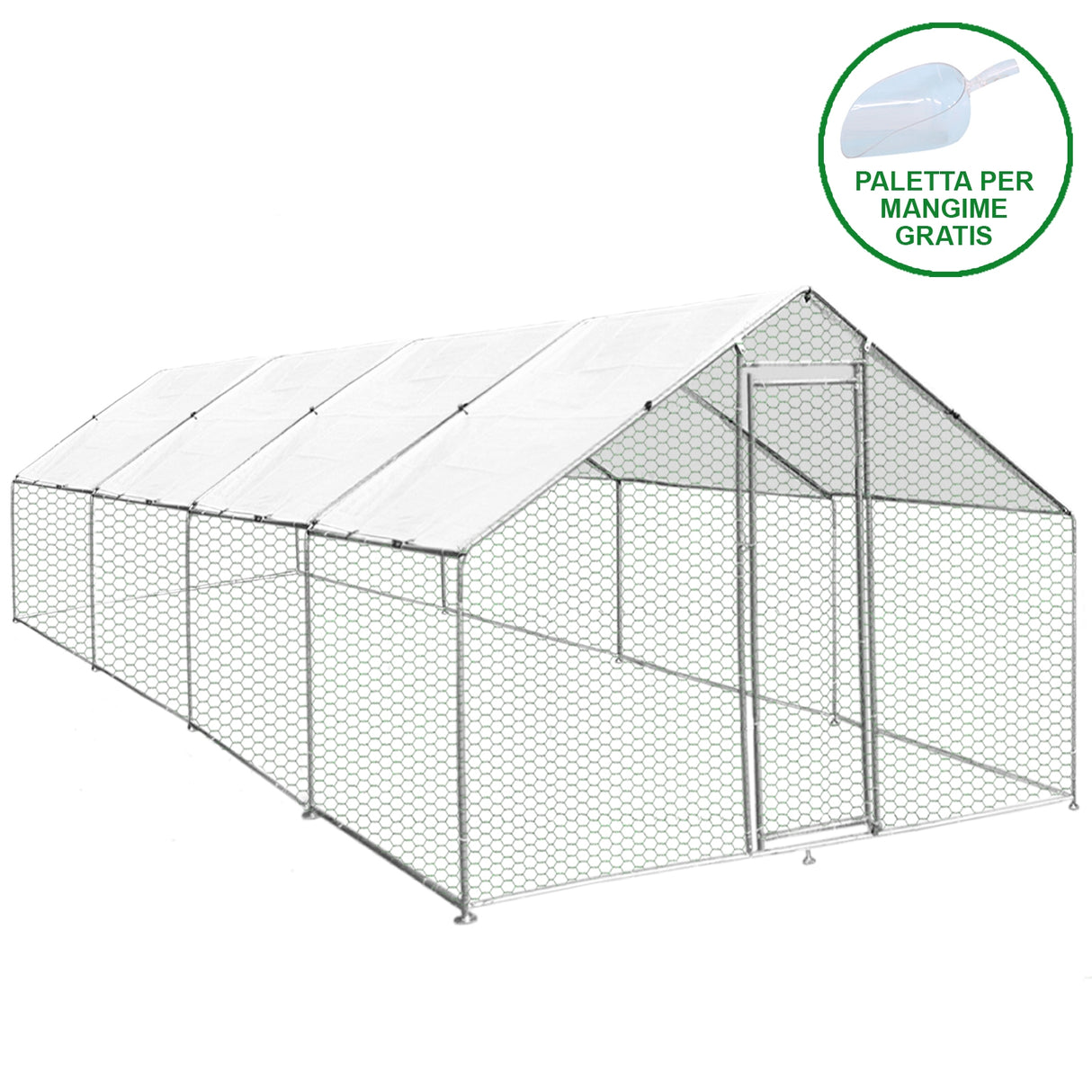 Chicken Run 4m x 8m x 2m - Used - Very Good