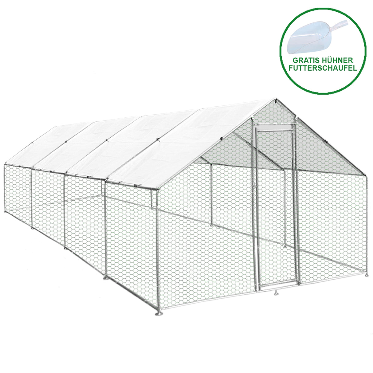 Chicken Run 4m x 8m x 2m - Used - Very Good