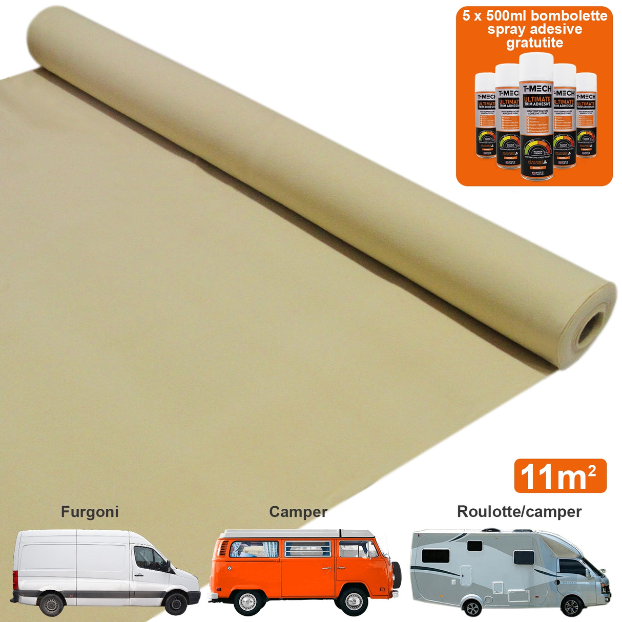 Van Carpet Lining / Wheat - Used - Very Good