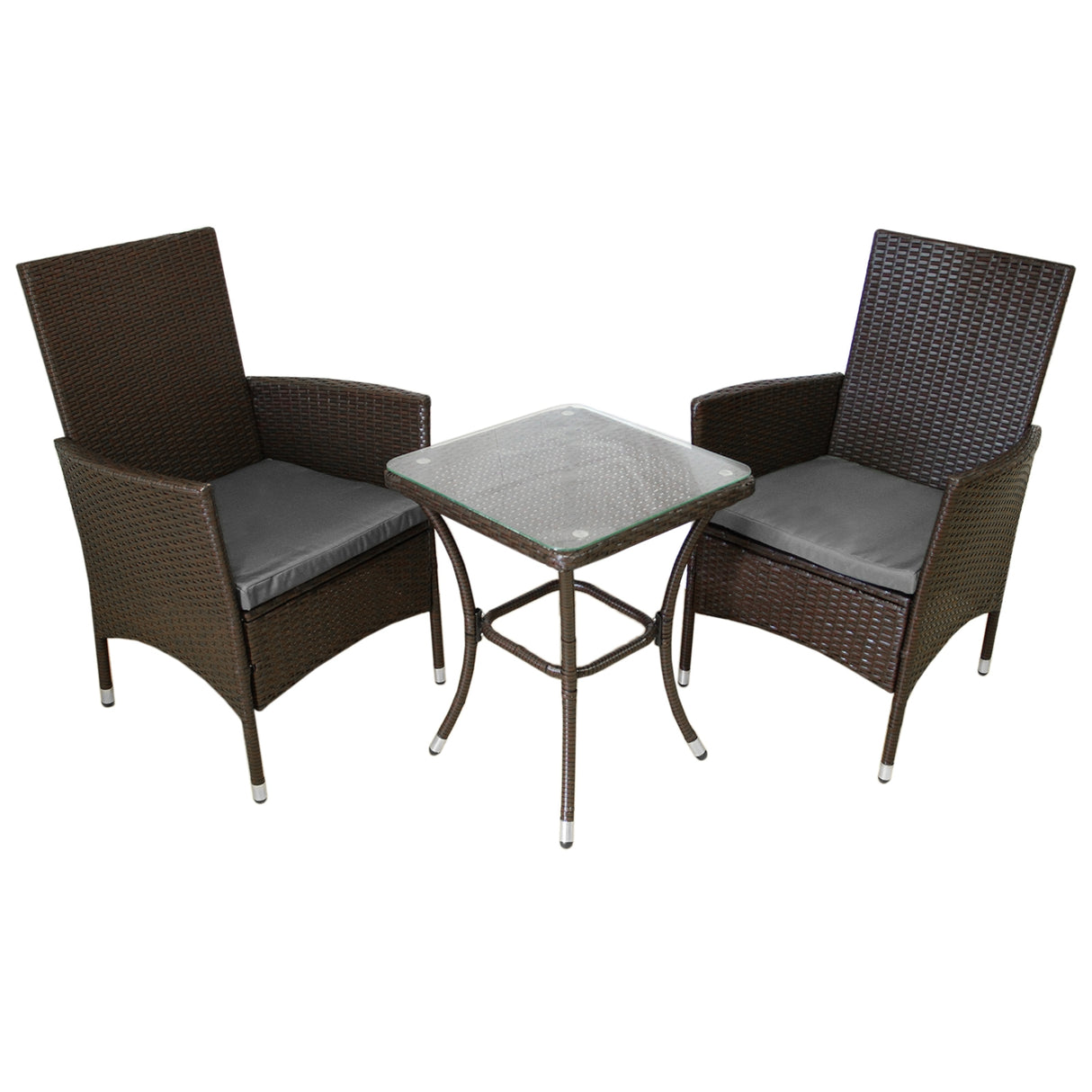 Jardí Rattan Bistro Set Brown - Like New