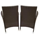 Jardí Rattan Bistro Set Brown - Like New