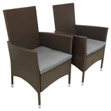 Jardí Rattan Bistro Set Brown - Like New