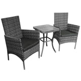 Jardí Rattan Bistro Set Grey - Used - Acceptable