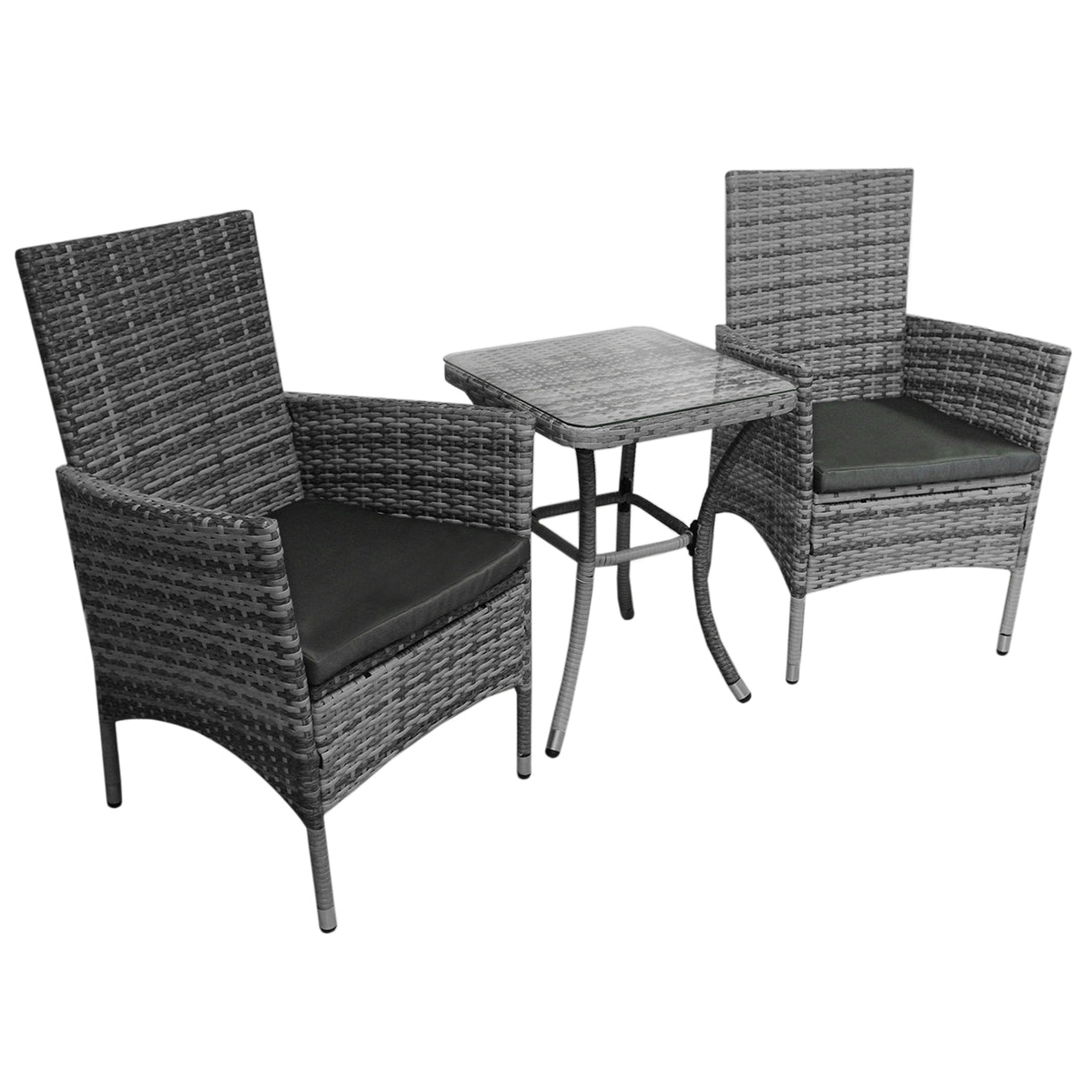 Jardí Rattan Bistro Set Grey - Used - Good