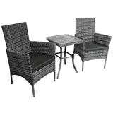 Jardí Rattan Bistro Set Grey - Used - Good