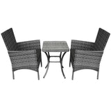 Jardí Rattan Bistro Set Grey - Used - Acceptable