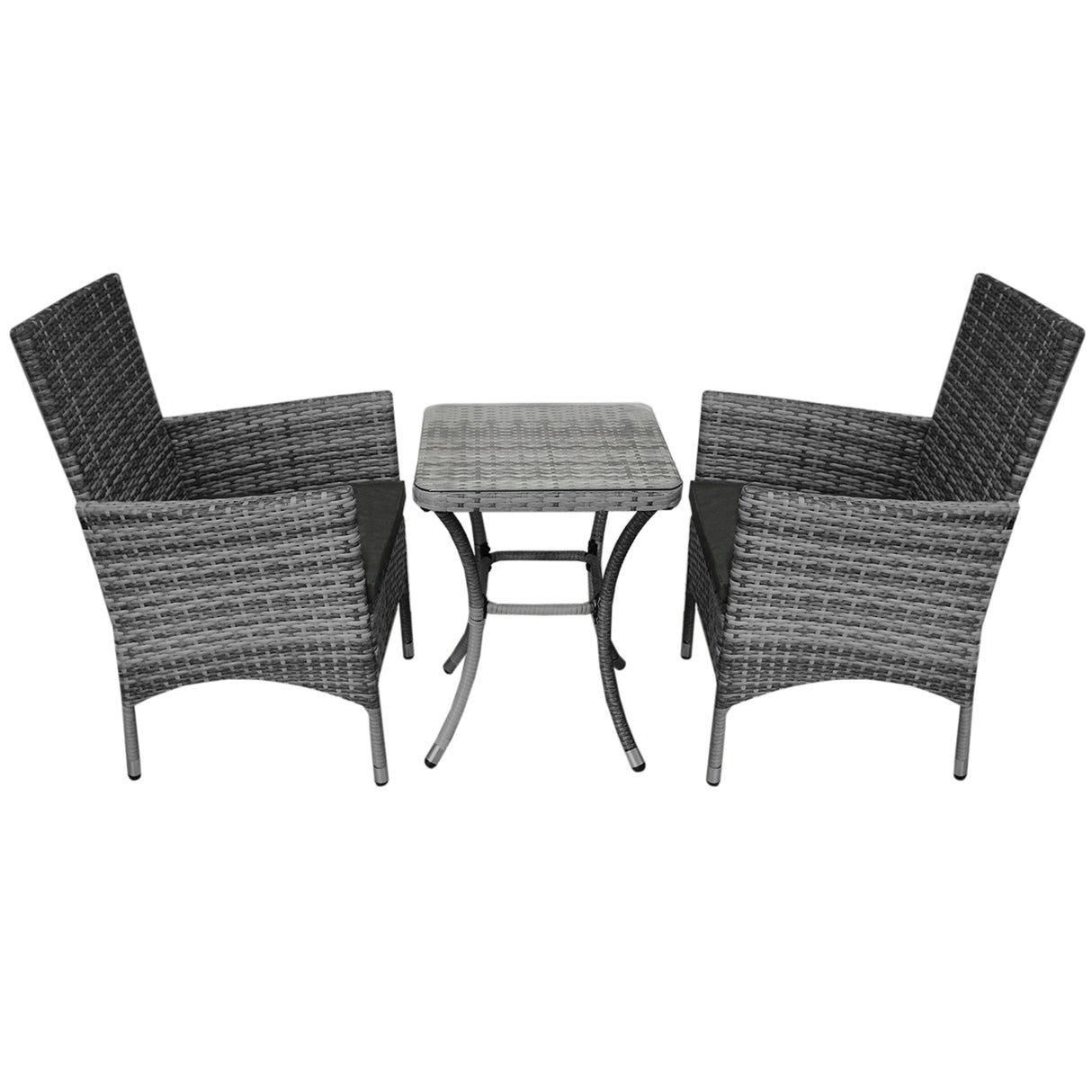 Jardí Rattan Bistro Set Grey - Used - Good
