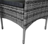 Jardí Rattan Bistro Set Grey - Used - Acceptable