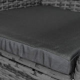 Jardí Rattan Bistro Set Grey - Like New