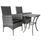 Jardí Rattan Bistro Set Grey - Used - Good