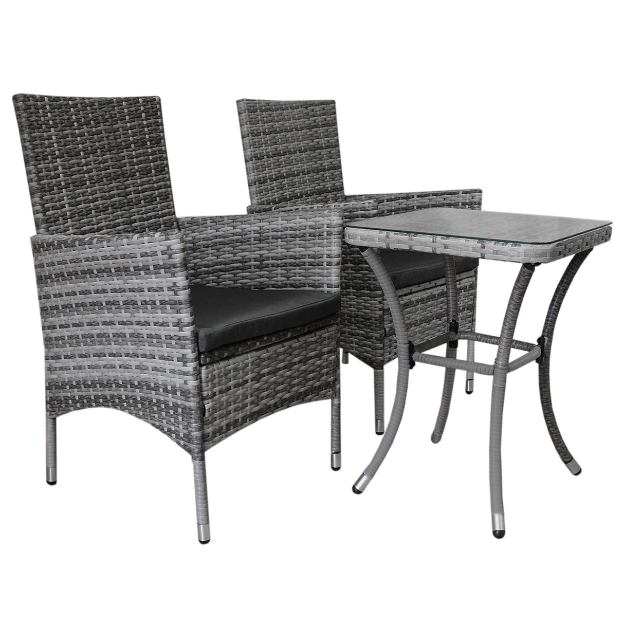 Jardí Rattan Bistro Set Grey - Used - Acceptable